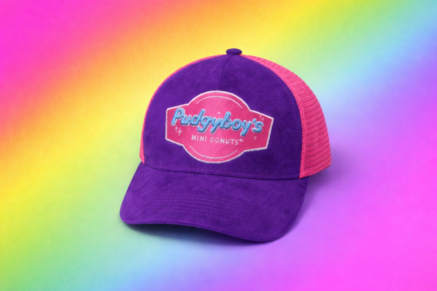 Velour Purple Pudgyboy's Trucker Hat
