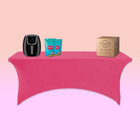6ft Table Cover - Hot Pink