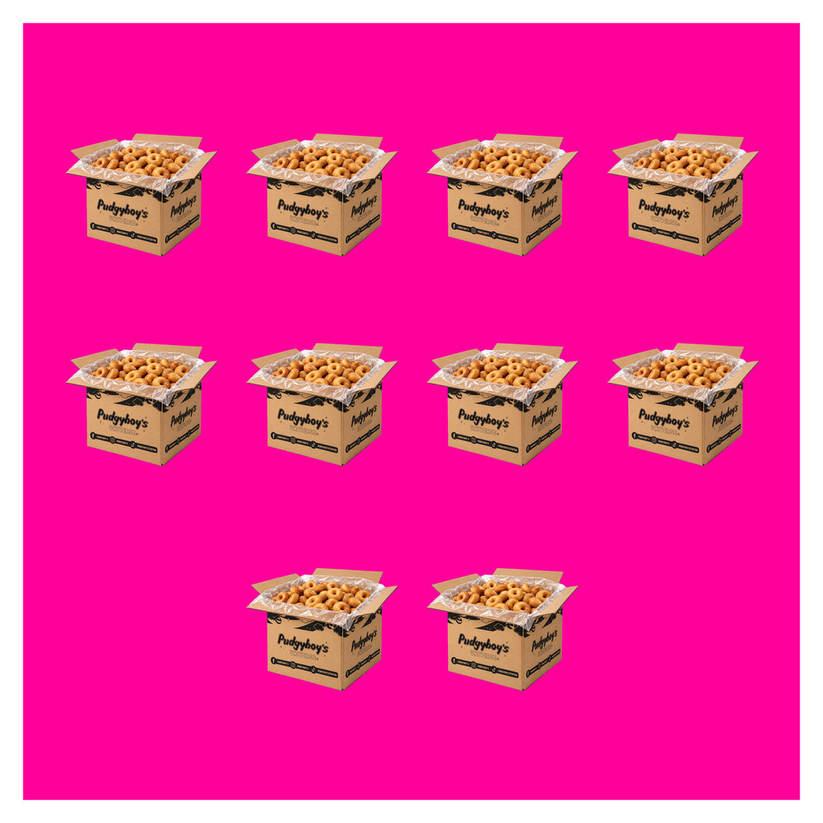 10 Cases Bulk Mini Donuts