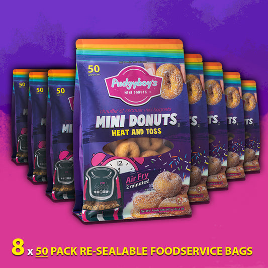 Mini Donut Case - Old Fashion - FREE SHIPPING (400 Mini Donuts)
