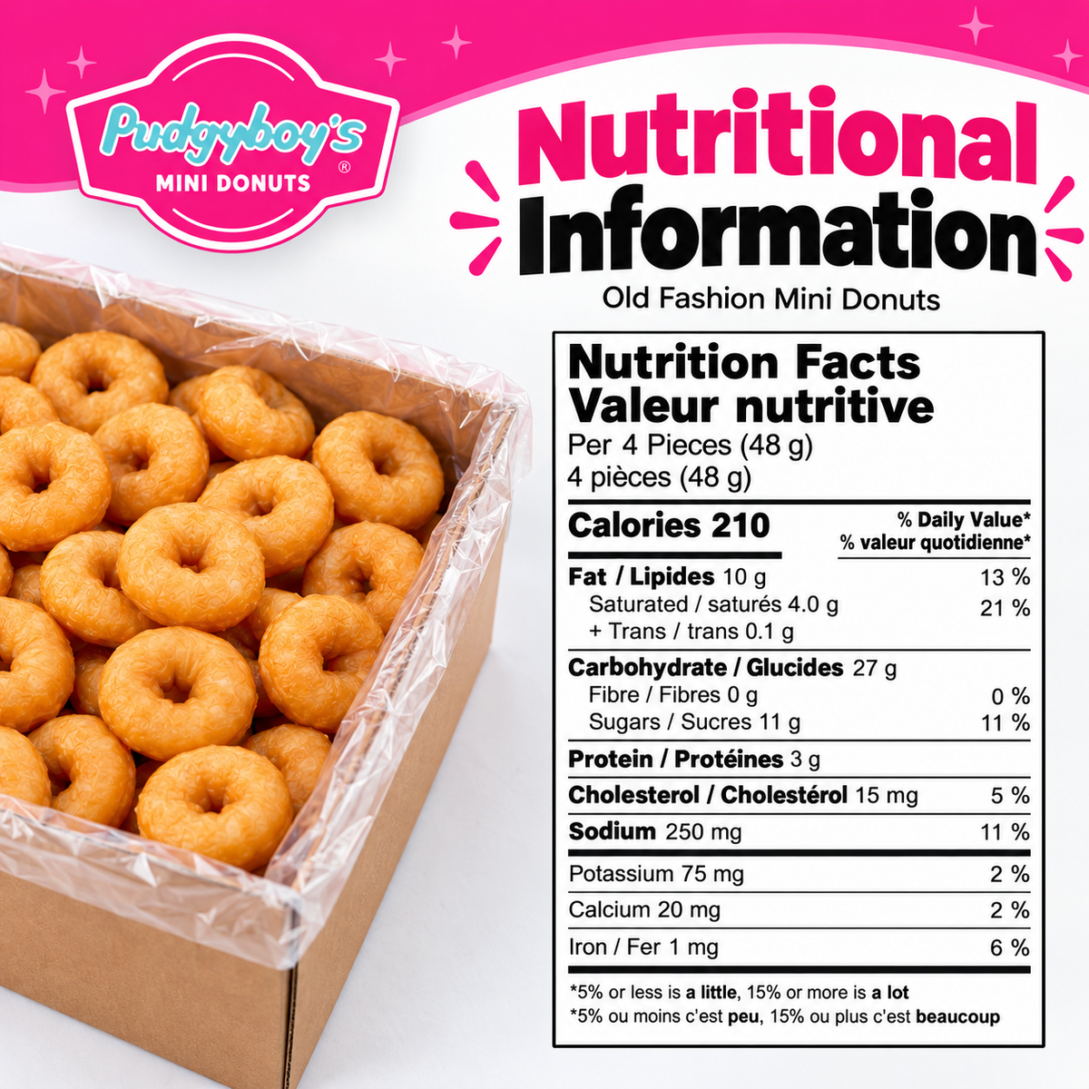 Cinnamon Sugar Mini Donuts - 4 bags