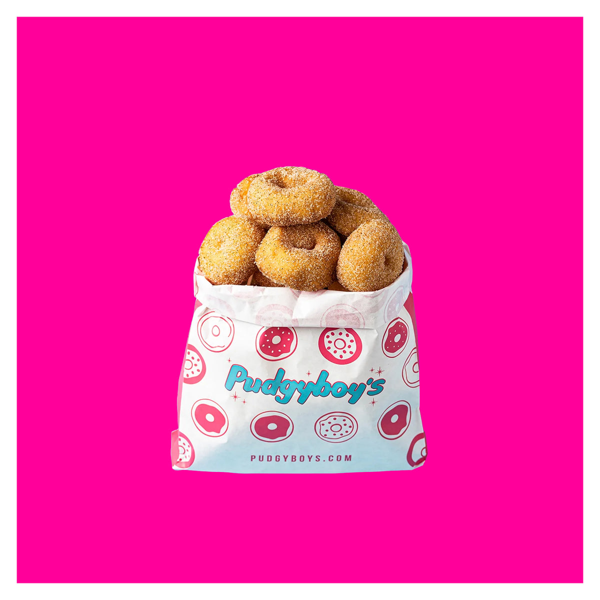 Wax Lined Pudgyboy's Mini Donut Bags (500)