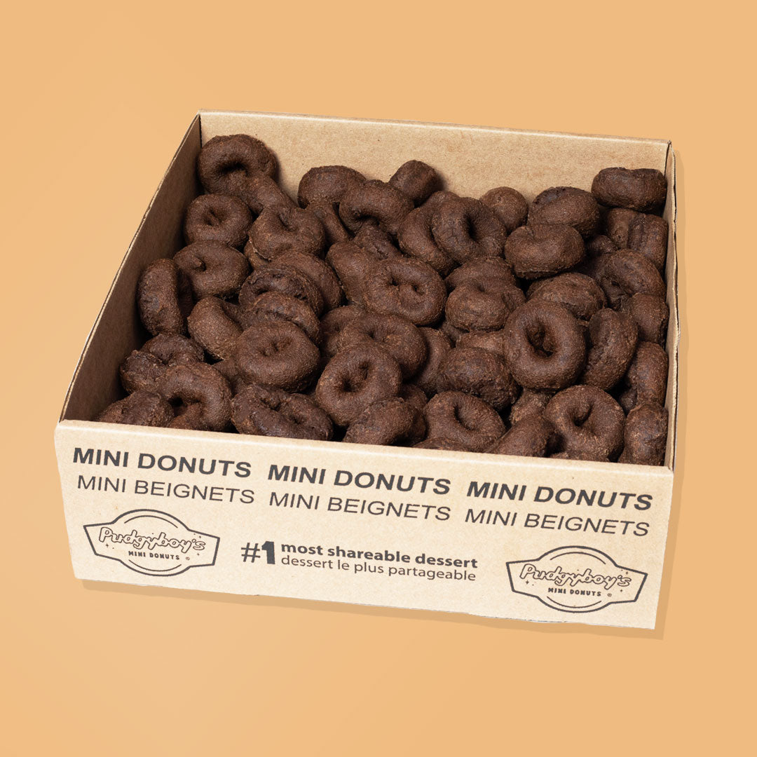 Double-Chocolate Mini Donut Case (432 pcs)