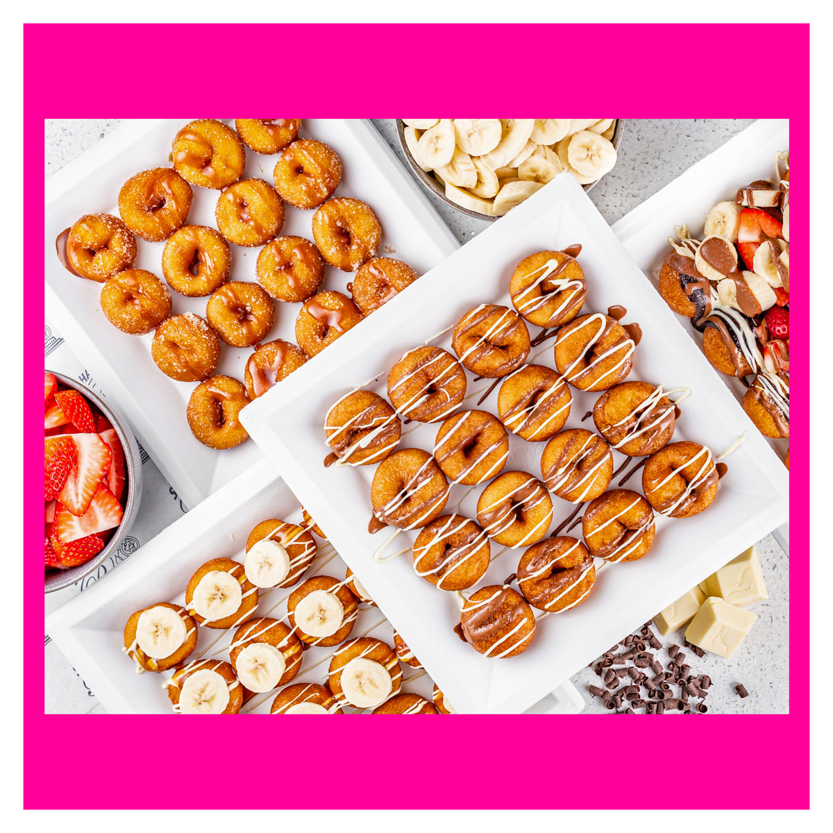 10 Cases Bulk Mini Donuts