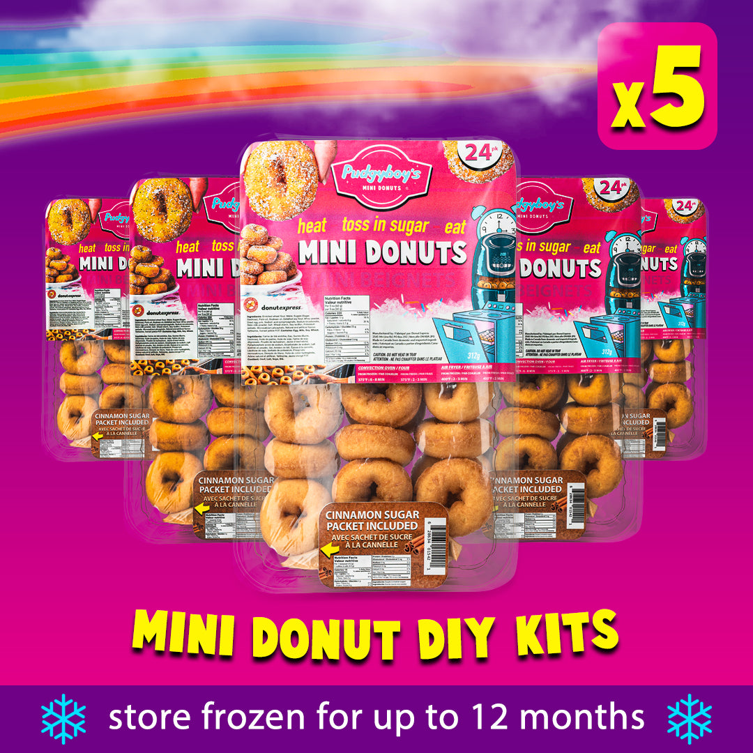 DIY Kits - Cinnamon Sugar Mini Donuts (5 Packs)