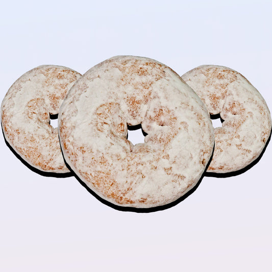 Powdered Donut - 47g - Large Donuts (108 per case)