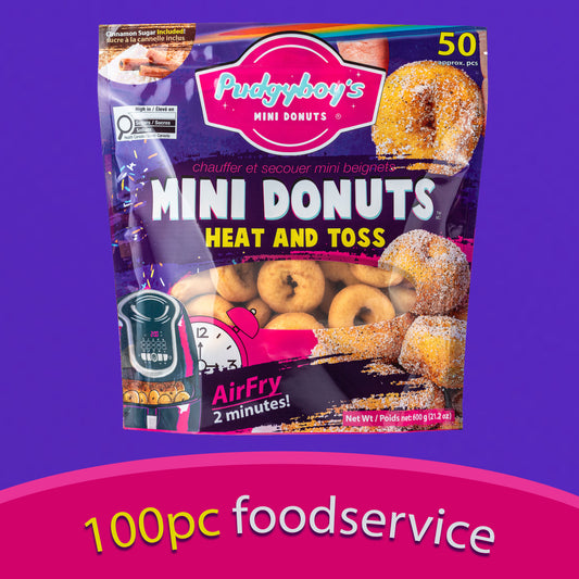 Foodservice Mini Donut Case - 100pcs