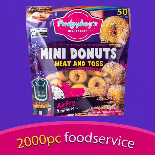 Foodservice Mini Donut Case - 2000pcs