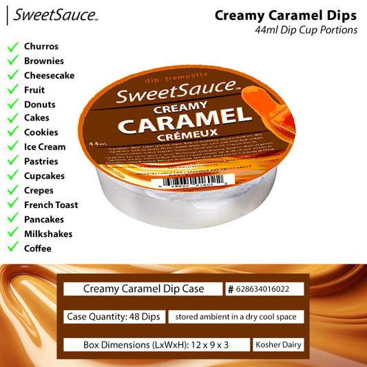 Caramel Dips (48 dips) - Sweet Sauce