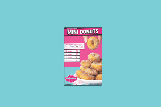 Mini Donut Menu - Stand-up Counter Sign